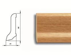 Плинтус шпон Pedros 60х22х2500 кат.2